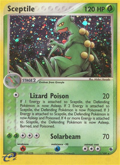 Sceptile (11/109) [EX: Ruby & Sapphire] | Card Merchant Takapuna