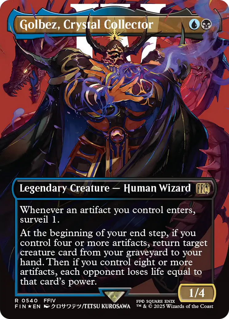 Golbez, Crystal Collector (Borderless) (Surge Foil) [FINAL FANTASY] | Card Merchant Takapuna