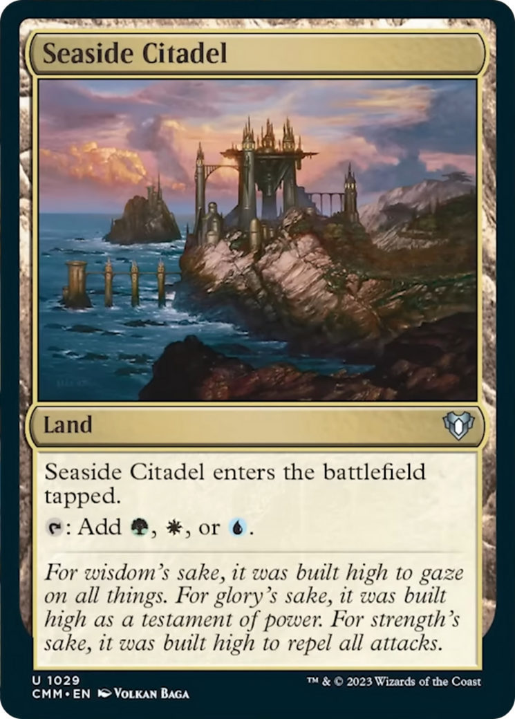 Seaside Citadel [Commander Masters] | Card Merchant Takapuna