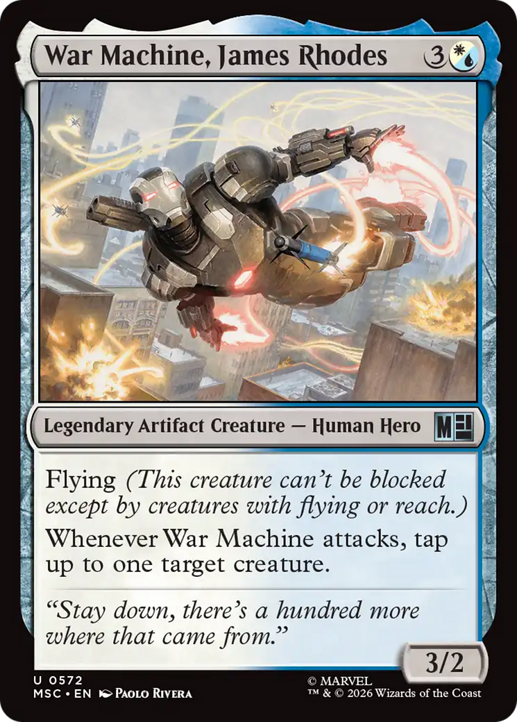 War Machine, James Rhodes [Marvel Super Heroes Commander] | Card Merchant Takapuna