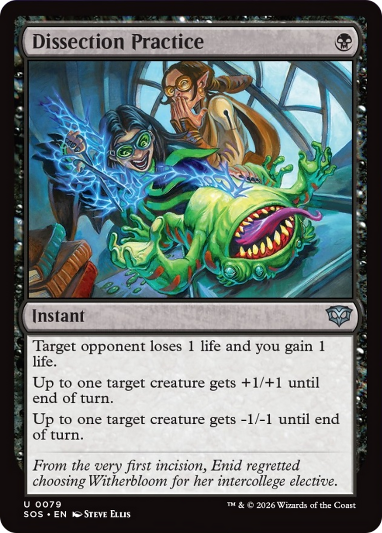 Dissection Practice [Secrets of Strixhaven] | Card Merchant Takapuna