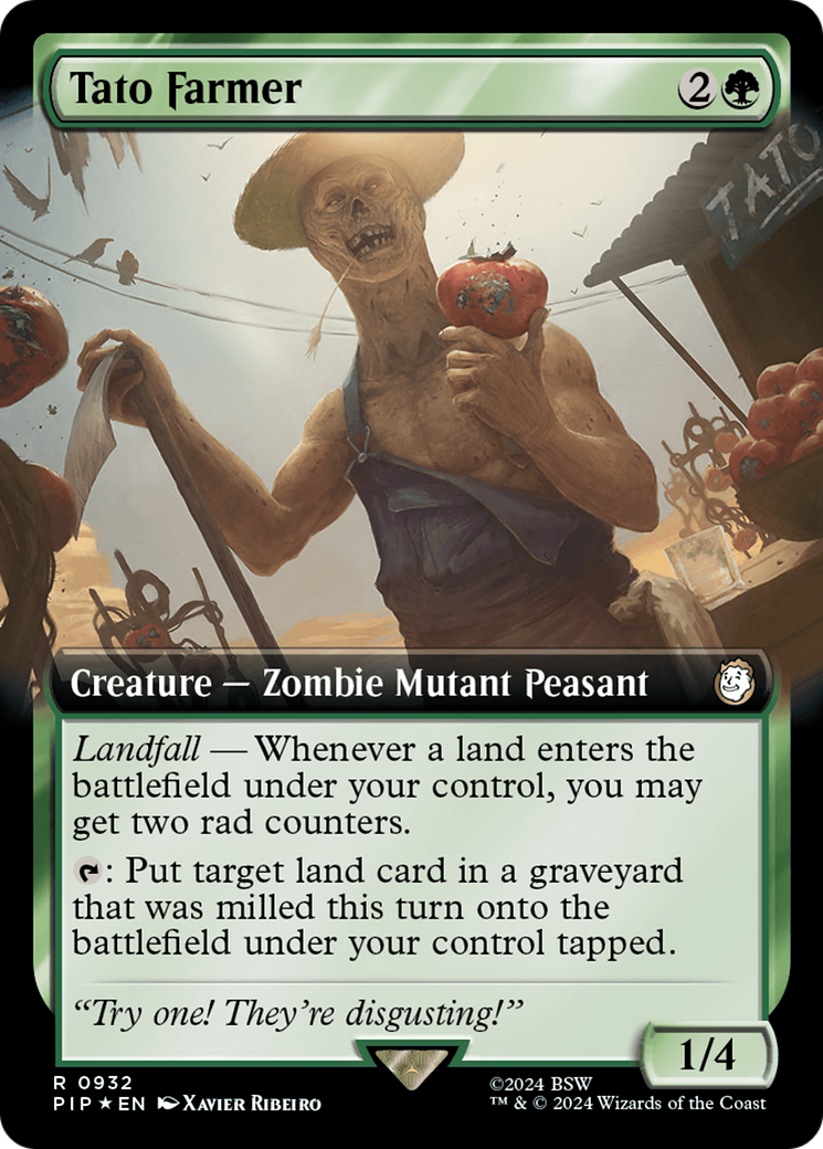Tato Farmer (Extended Art) (Surge Foil) [Fallout] | Card Merchant Takapuna