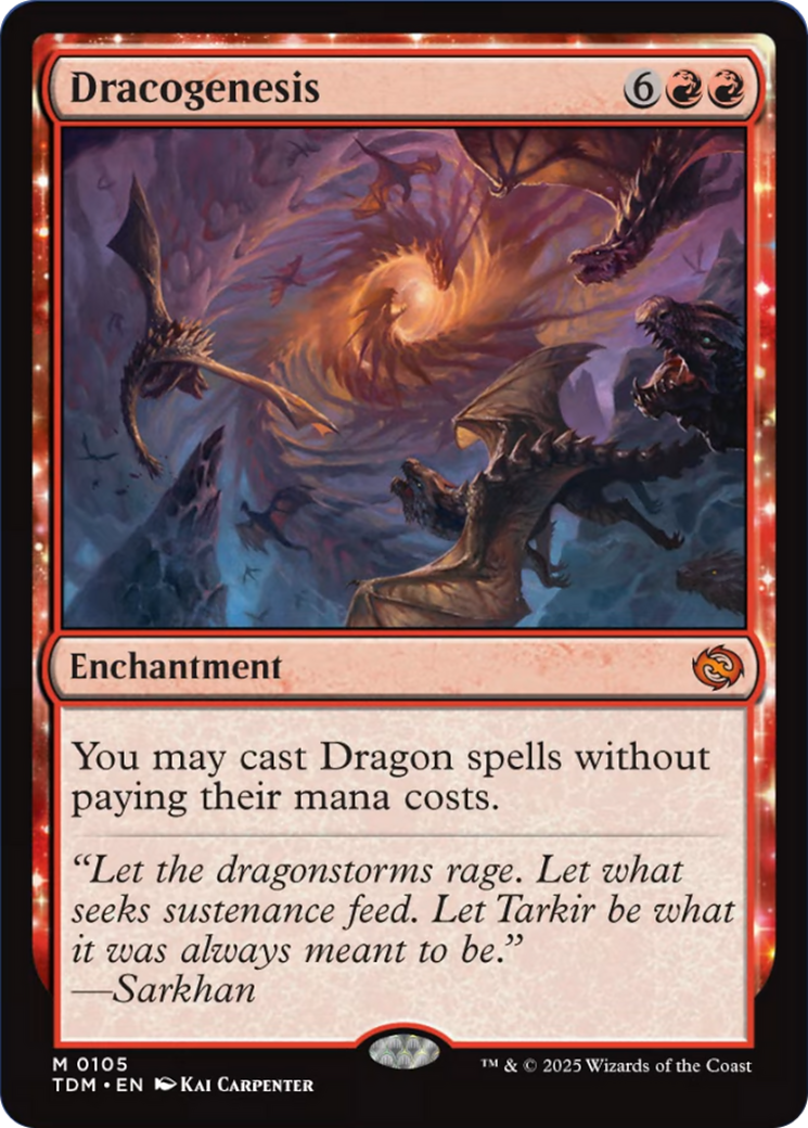Dracogenesis [Tarkir: Dragonstorm] | Card Merchant Takapuna