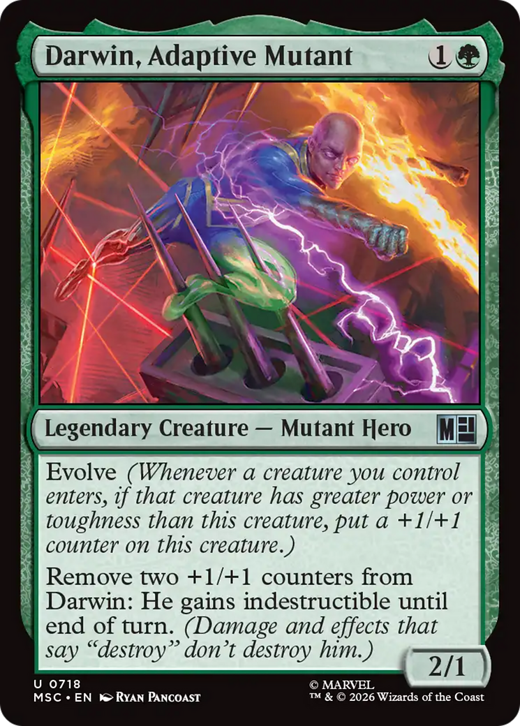 Darwin, Adaptive Mutant [Marvel Super Heroes Commander] | Card Merchant Takapuna