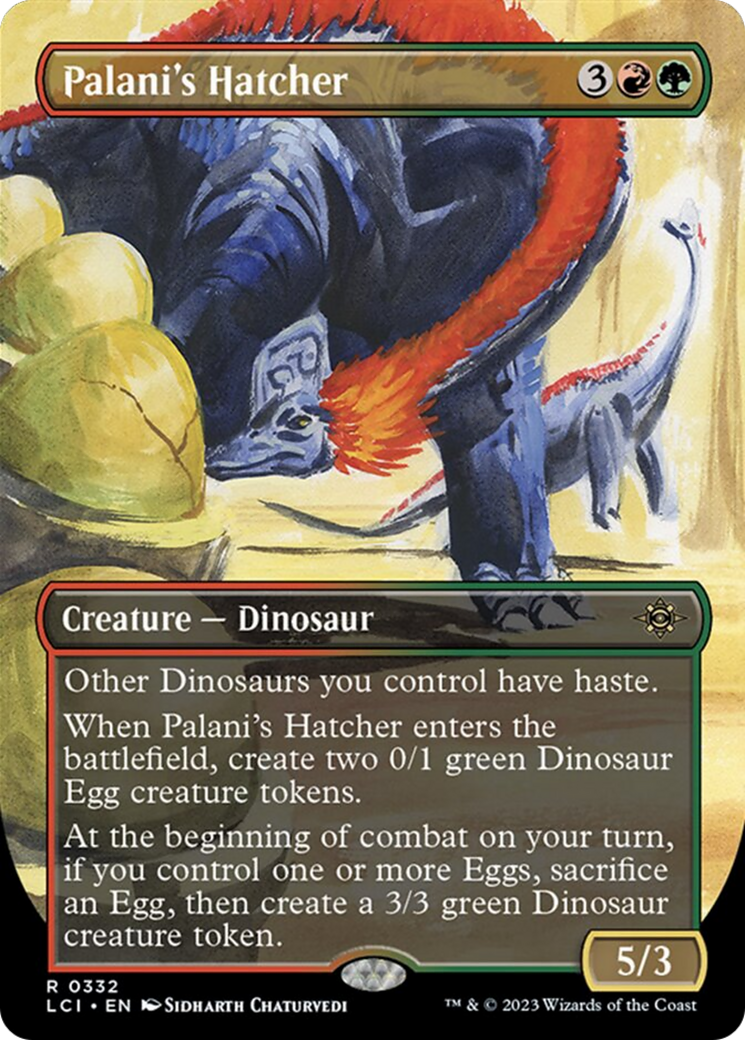 Palani's Hatcher (Borderless) [The Lost Caverns of Ixalan] | Card Merchant Takapuna