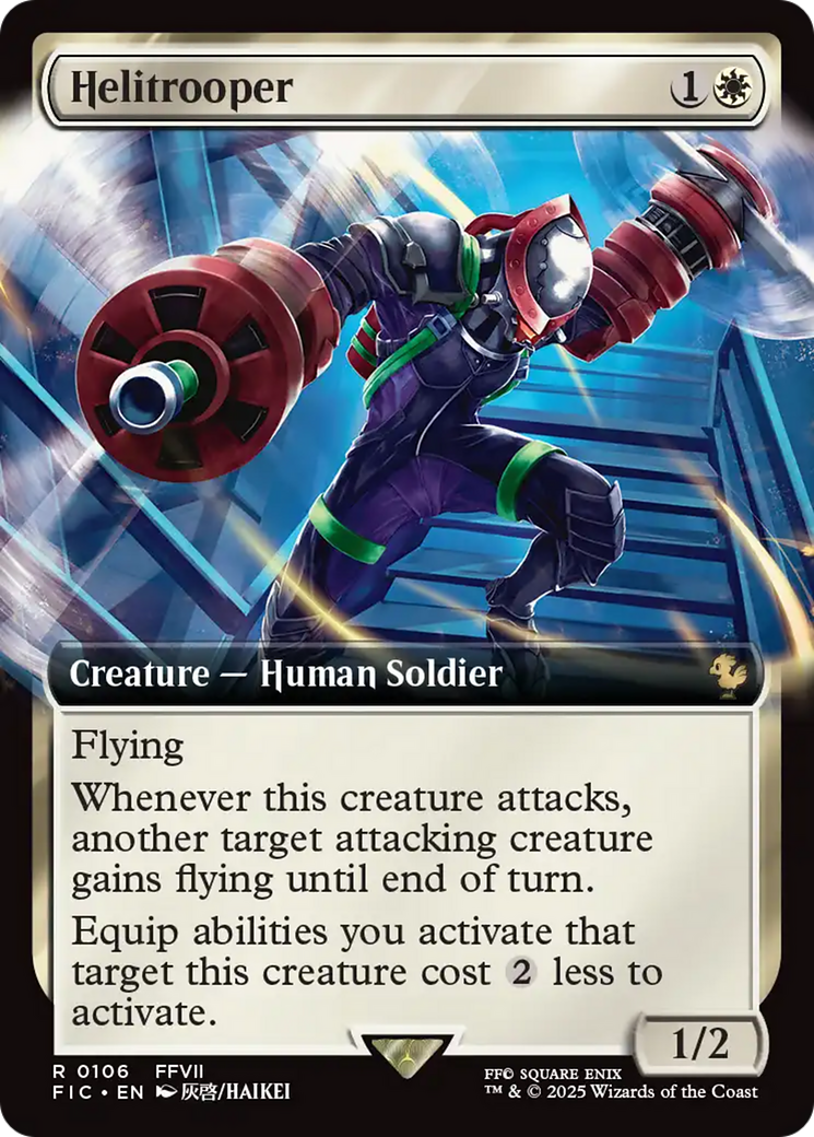 Helitrooper (Extended Art) [FINAL FANTASY Commander] | Card Merchant Takapuna