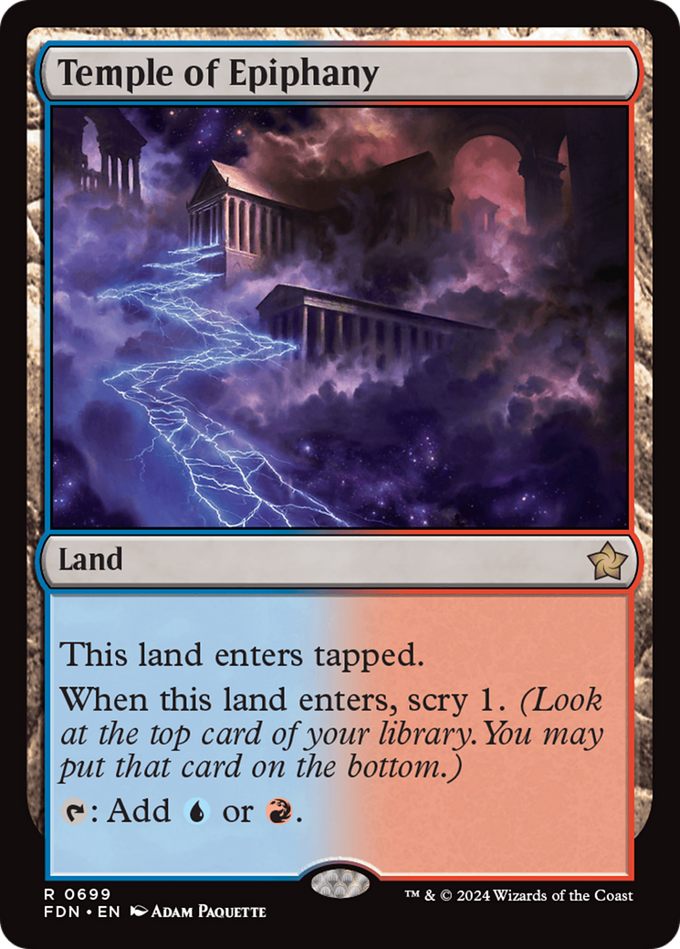 Temple of Epiphany [Foundations] | Card Merchant Takapuna
