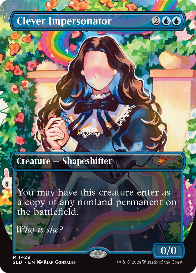 Clever Impersonator (Rainbow Foil) [Secret Lair Drop Series] | Card Merchant Takapuna