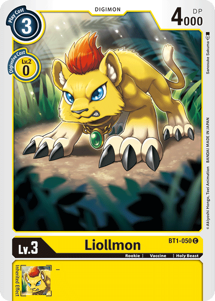 Liollmon [BT1-050] [Release Special Booster Ver.1.0] | Card Merchant Takapuna