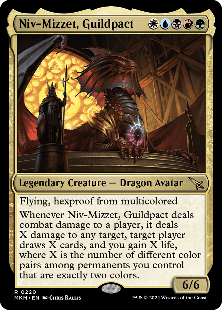 Niv-Mizzet, Guildpact [Murders at Karlov Manor] | Card Merchant Takapuna