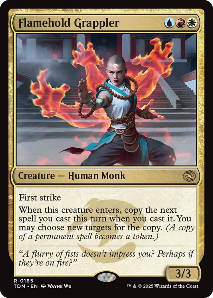 Flamehold Grappler [Tarkir: Dragonstorm] | Card Merchant Takapuna