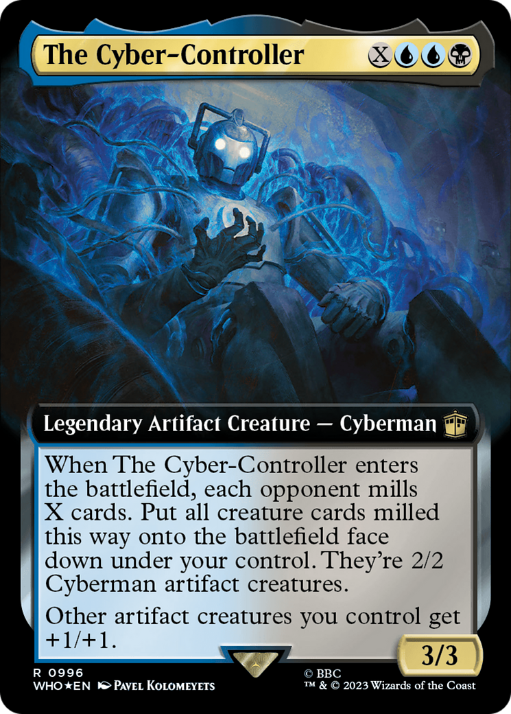 The Cyber-Controller (Extended Art) (Surge Foil) [Doctor Who] | Card Merchant Takapuna