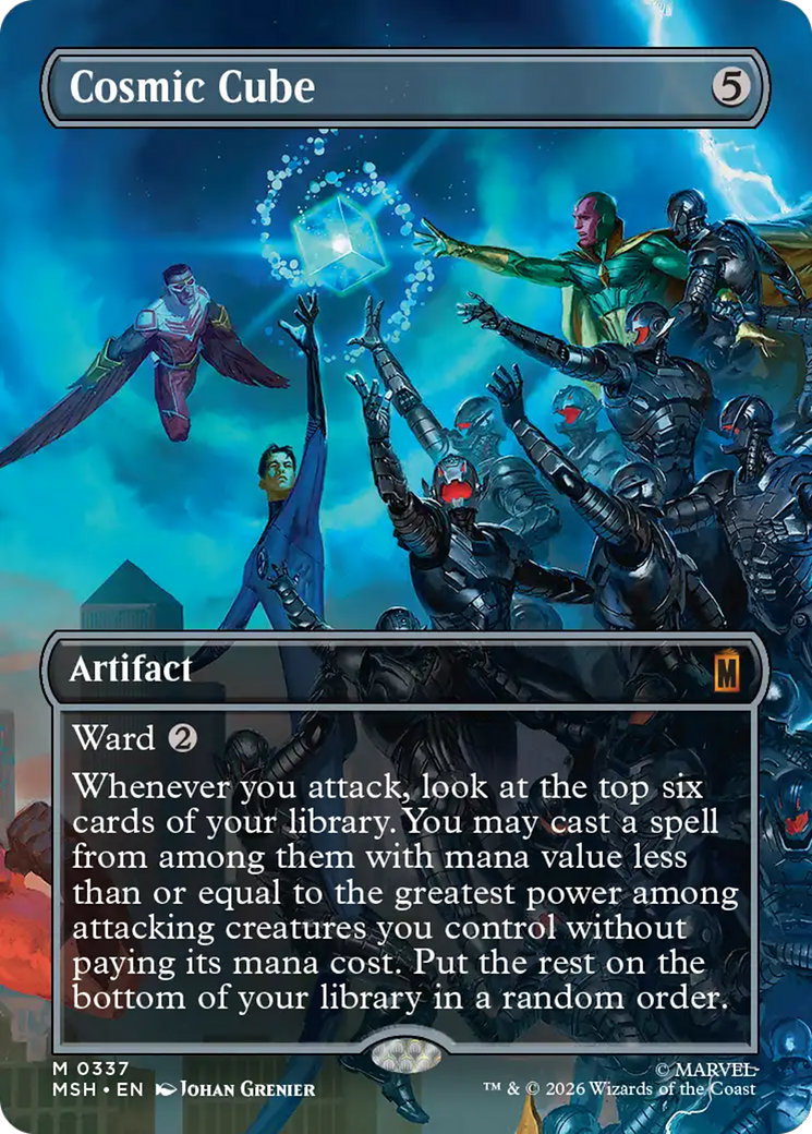 Cosmic Cube (Borderless) (0337) [Marvel Super Heroes] | Card Merchant Takapuna