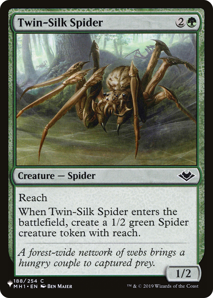 Twin-Silk Spider [The List] | Card Merchant Takapuna