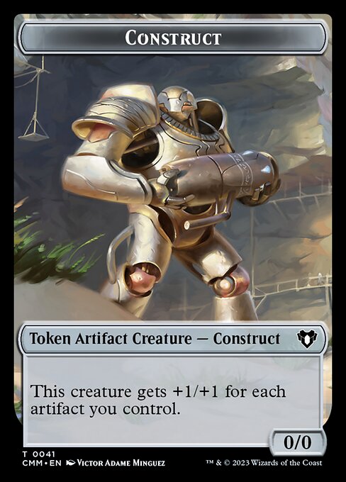 The Monarch // Construct (0041) Double-Sided Token [Commander Masters Tokens] | Card Merchant Takapuna