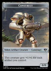 Treasure // Construct (0041) Double-Sided Token [Commander Masters Tokens] | Card Merchant Takapuna