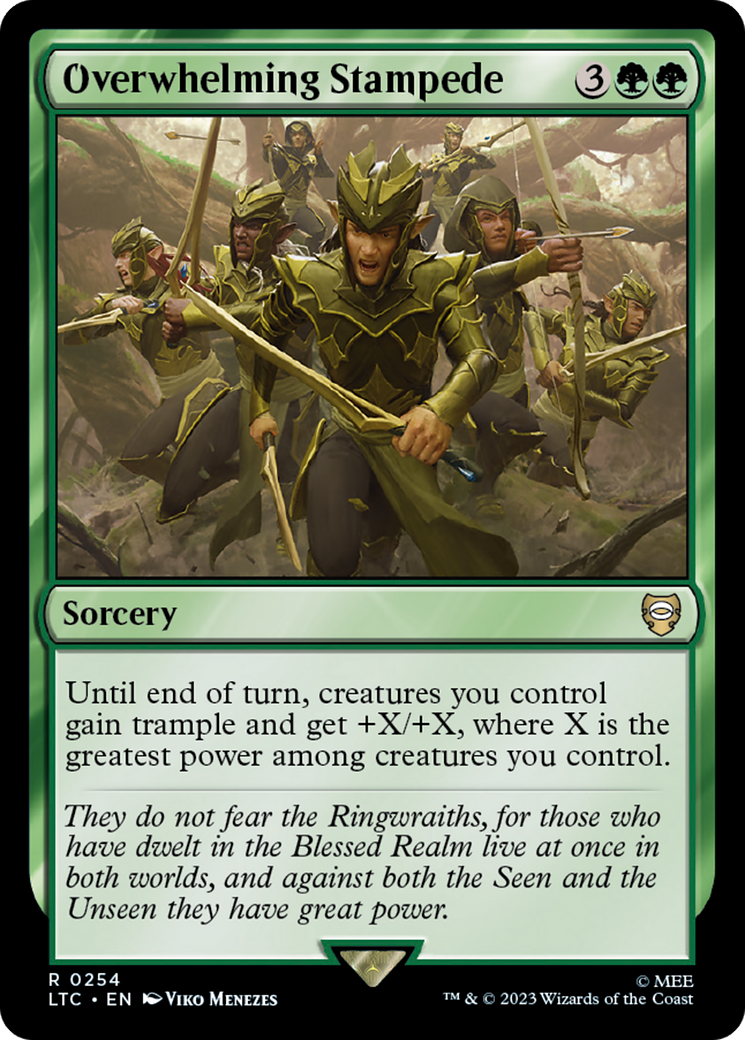 Overwhelming Stampede [The Lord of the Rings: Tales of Middle-Earth Commander] | Card Merchant Takapuna