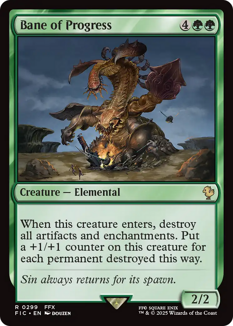 Bane of Progress [FINAL FANTASY Commander] | Card Merchant Takapuna