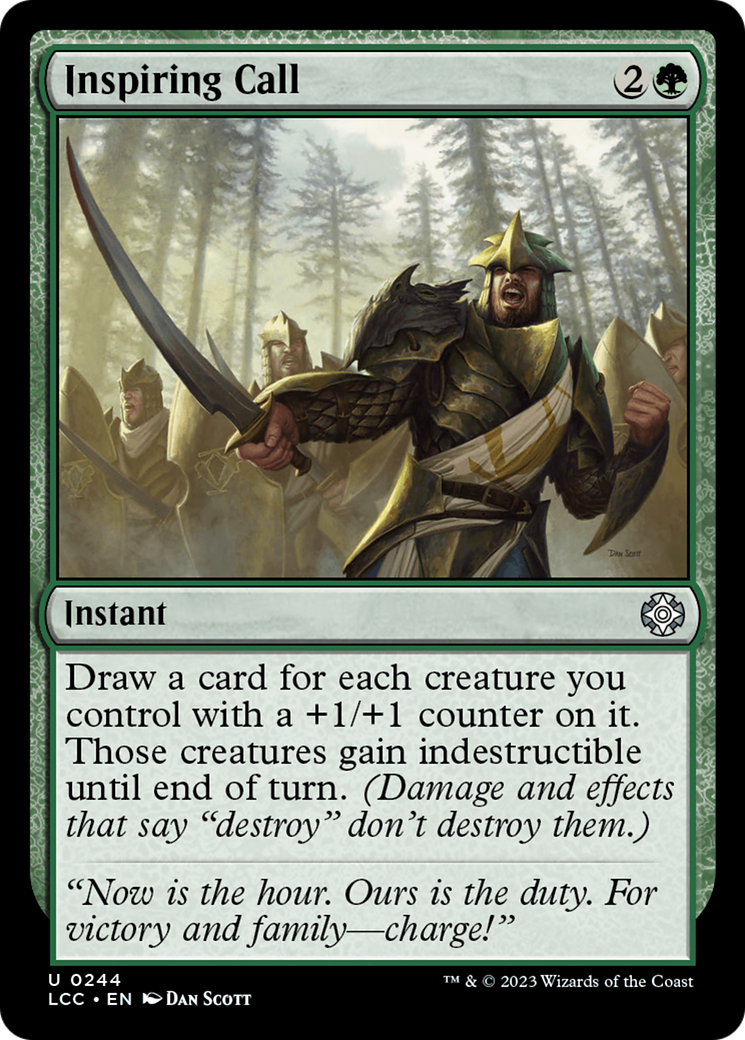 Inspiring Call [The Lost Caverns of Ixalan Commander] | Card Merchant Takapuna
