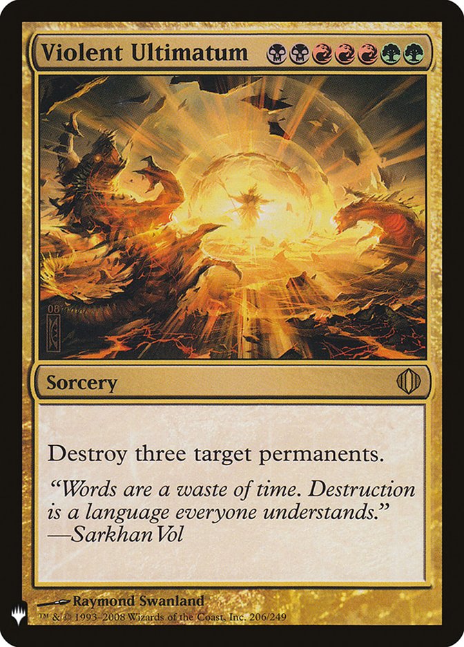 Violent Ultimatum [The List] | Card Merchant Takapuna