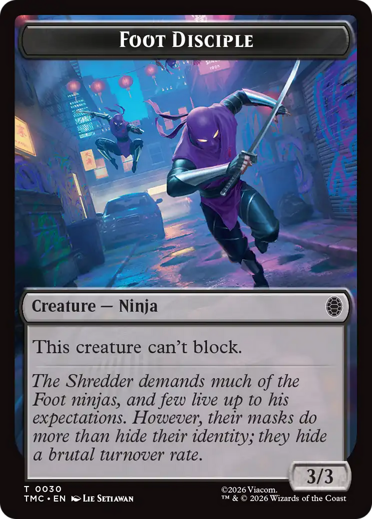 Foot Disciple [Teenage Mutant Ninja Turtles Commander] | Card Merchant Takapuna