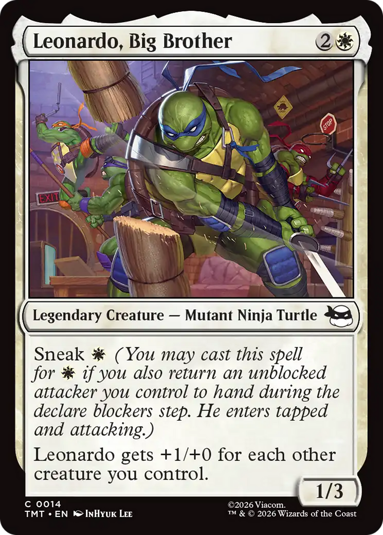 Leonardo, Big Brother [Teenage Mutant Ninja Turtles] | Card Merchant Takapuna