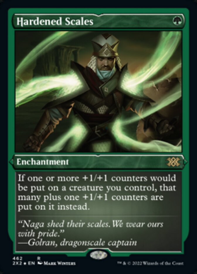 Hardened Scales (Foil Etched) [Double Masters 2022] | Card Merchant Takapuna