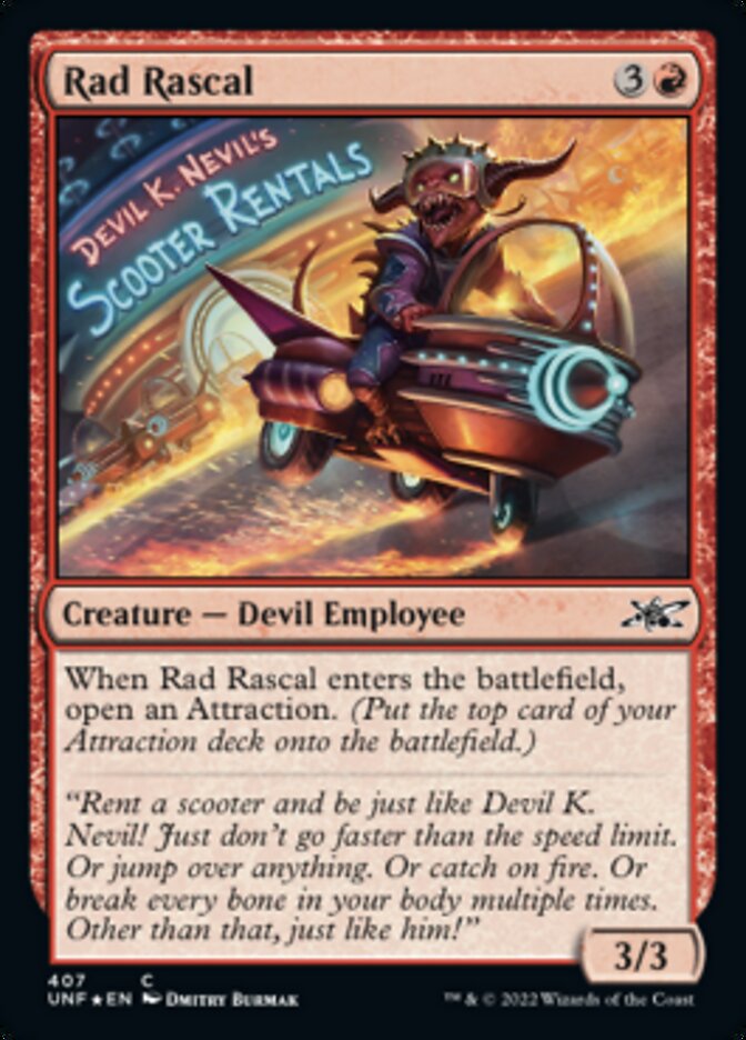 Rad Rascal (Galaxy Foil) [Unfinity] | Card Merchant Takapuna