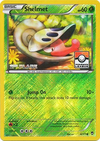 Shelmet (8/111) (League Promo 2nd Place) [XY: Furious Fists] | Card Merchant Takapuna