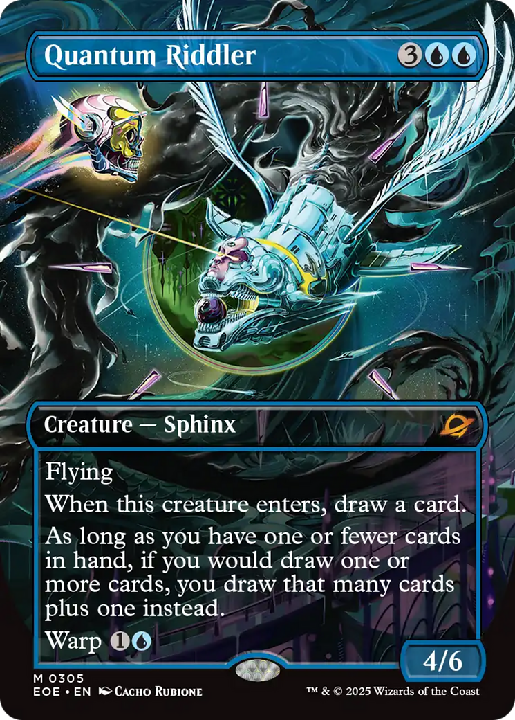Quantum Riddler (Borderless) [Edge of Eternities] | Card Merchant Takapuna