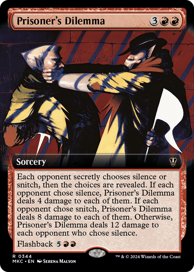 Prisoner's Dilemma (Extended Art) [Murders at Karlov Manor Commander] | Card Merchant Takapuna