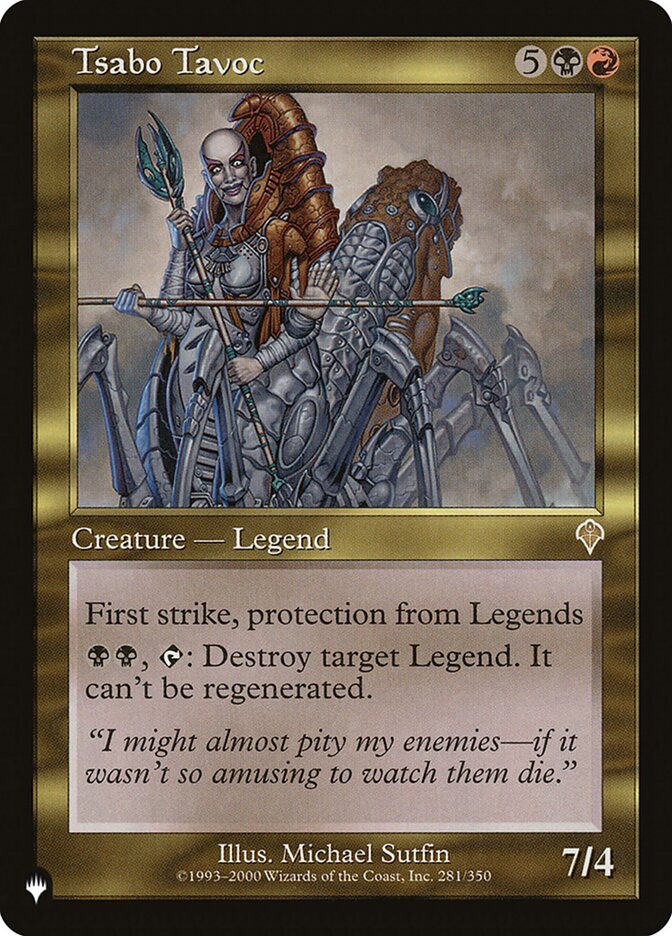Tsabo Tavoc [The List] | Card Merchant Takapuna