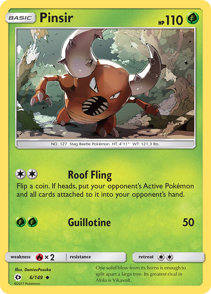 Pinsir (6/149) [Sun & Moon: Base Set] | Card Merchant Takapuna