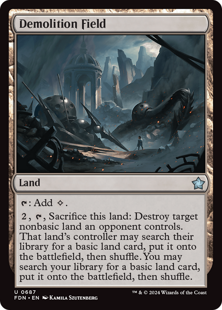 Demolition Field [Foundations] | Card Merchant Takapuna