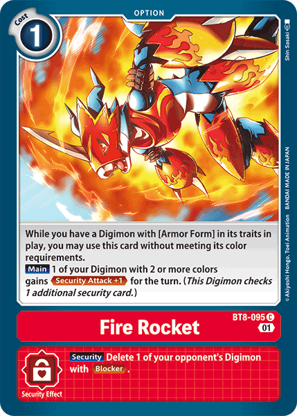 Fire Rocket [BT8-095] [New Awakening] | Card Merchant Takapuna