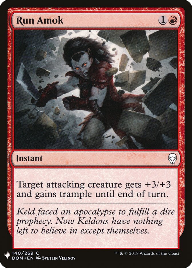 Run Amok [Mystery Booster] | Card Merchant Takapuna