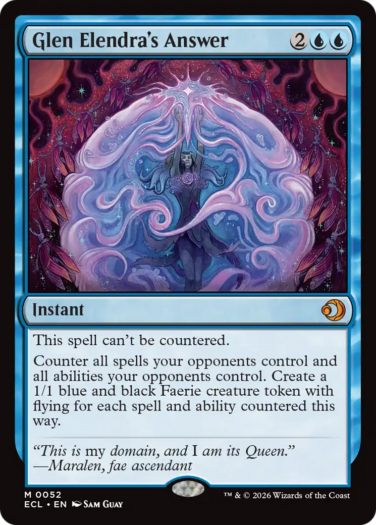 Glen Elendra's Answer [Lorwyn Eclipsed] | Card Merchant Takapuna