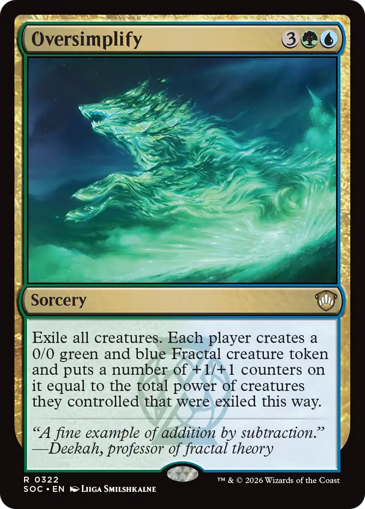 Oversimplify [Secrets of Strixhaven Commander] | Card Merchant Takapuna