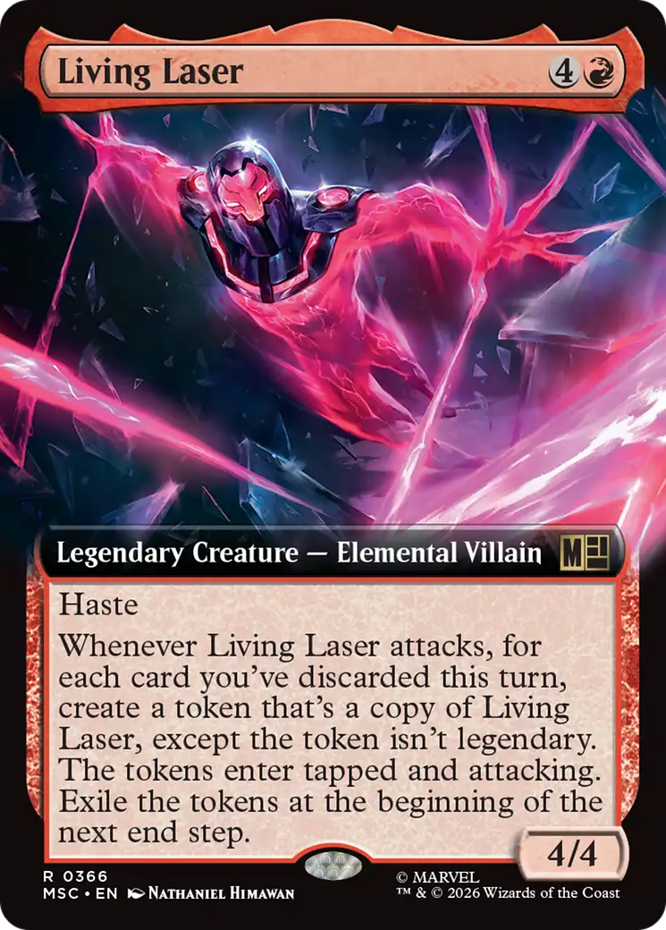 Living Laser (Extended Art) [Marvel Super Heroes Commander] | Card Merchant Takapuna