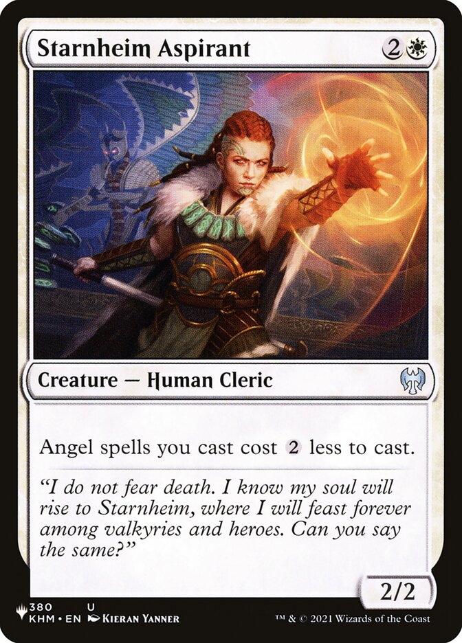Starnheim Aspirant [The List] | Card Merchant Takapuna