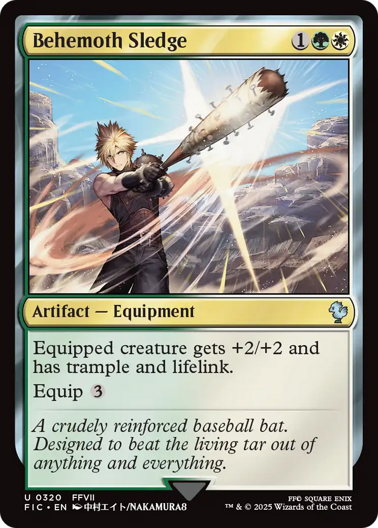Behemoth Sledge [FINAL FANTASY Commander] | Card Merchant Takapuna
