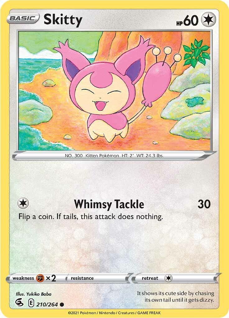 Skitty (210/264) [Sword & Shield: Fusion Strike] | Card Merchant Takapuna