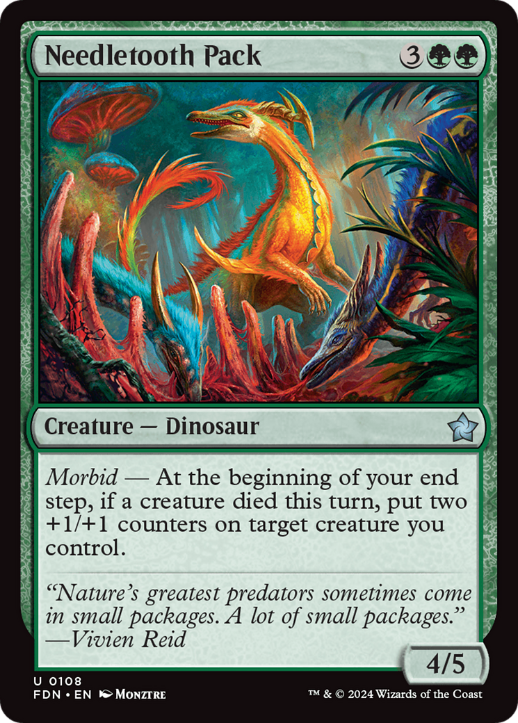 Needletooth Pack [Foundations] | Card Merchant Takapuna