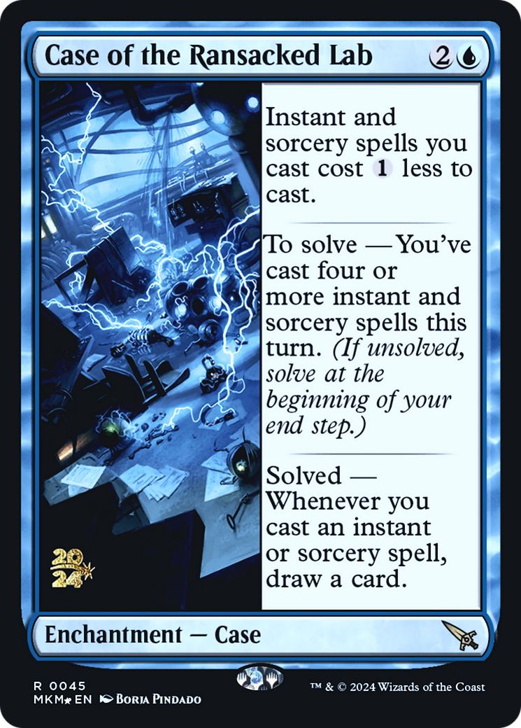 Case of the Ransacked Lab [Murders at Karlov Manor Prerelease Promos] | Card Merchant Takapuna