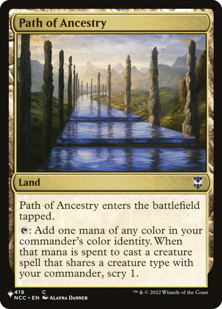 Path of Ancestry (NCC) [The List] | Card Merchant Takapuna