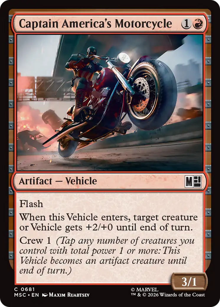 Captain America's Motorcycle [Marvel Super Heroes Commander] | Card Merchant Takapuna
