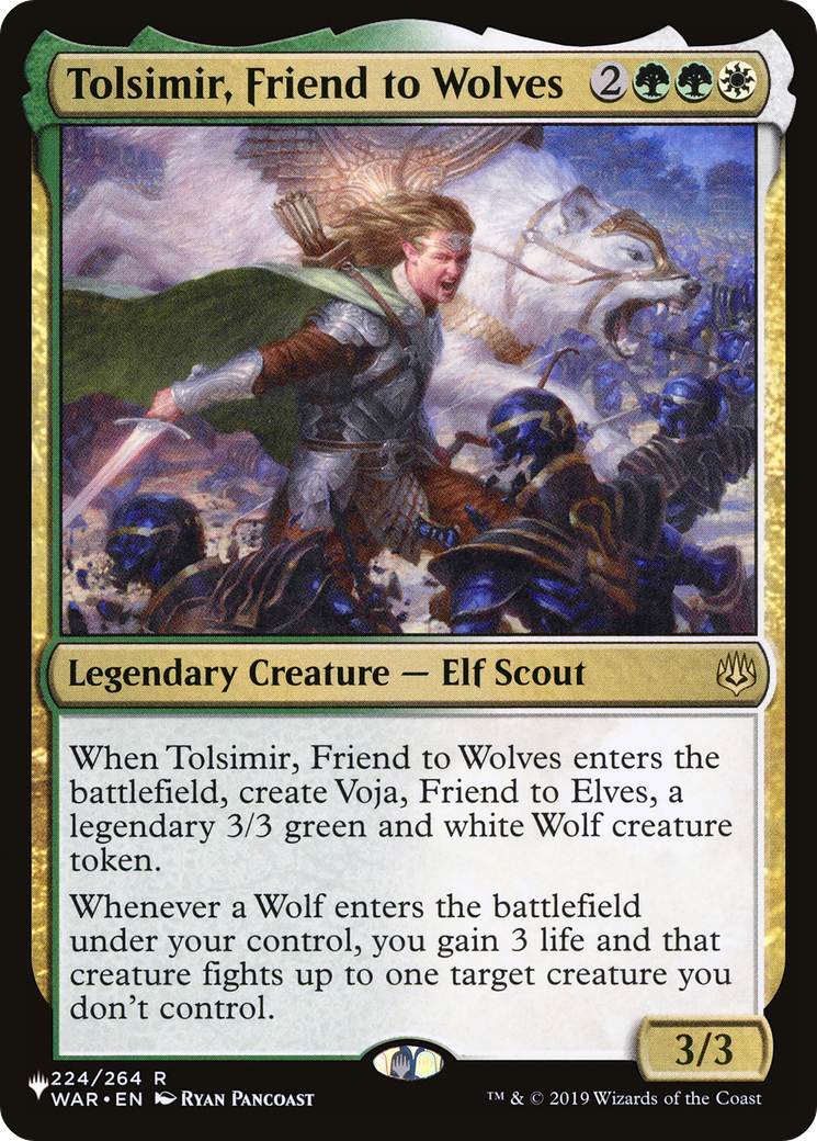 Tolsimir, Friend to Wolves [The List] | Card Merchant Takapuna