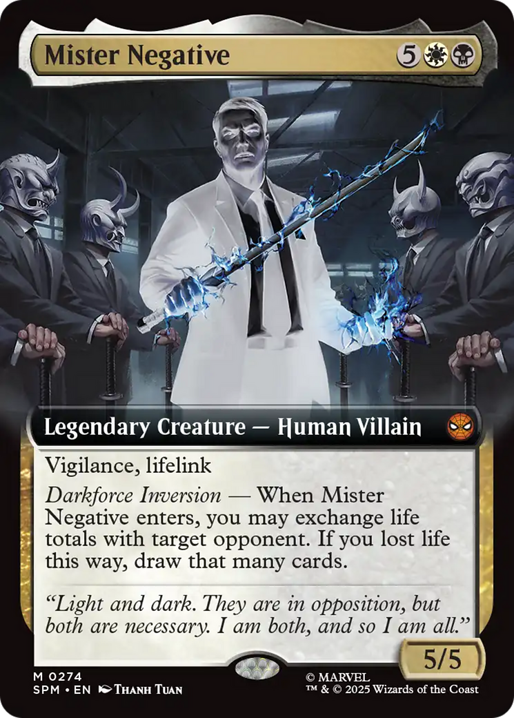 Mister Negative (Extended Art) [Marvel's Spider-Man] | Card Merchant Takapuna