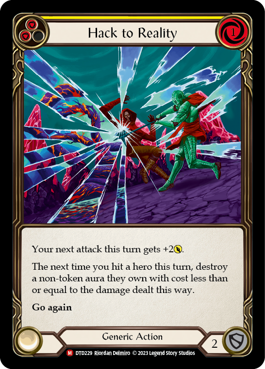 Hack to Reality [DTD229] (Dusk Till Dawn)  Rainbow Foil | Card Merchant Takapuna