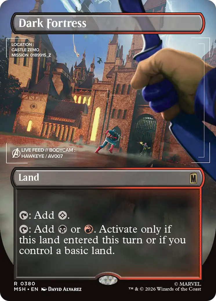 Dark Fortress (Borderless) [Marvel Super Heroes] | Card Merchant Takapuna